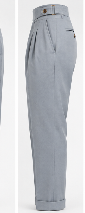 Milano Trouser- Slate Blue thumbnail 3