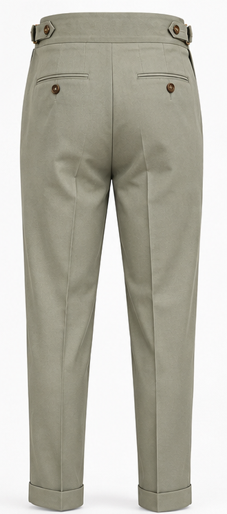 Milano Trouser- Muted Olive thumbnail 9